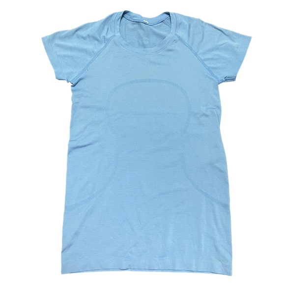 lululemon athletica Tops - Lululemon Swifty Tech Short Sleeve Athletic Shirt Size 6 Blue